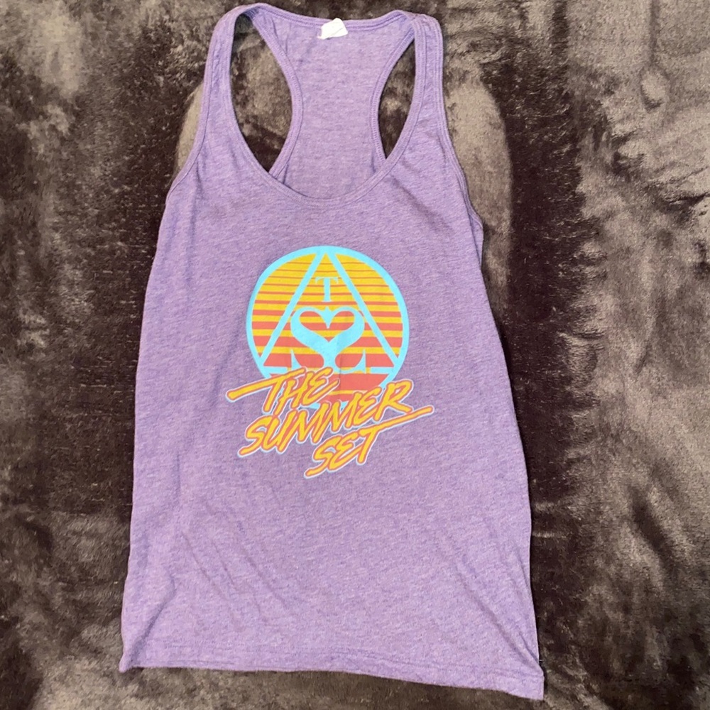 The Summer Set band merch tank top
